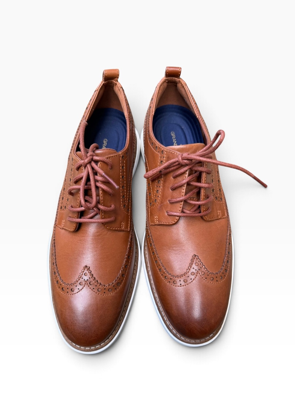 New Men's ØriginalGrand Horizon Wingtip Oxfords Size 8.5